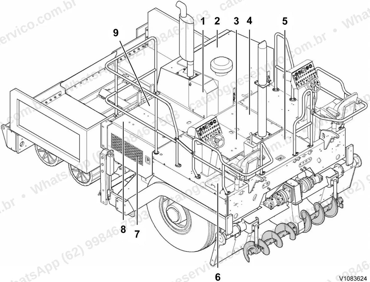 Manual de serviço Volvo PF2181: ilustração técnica 4