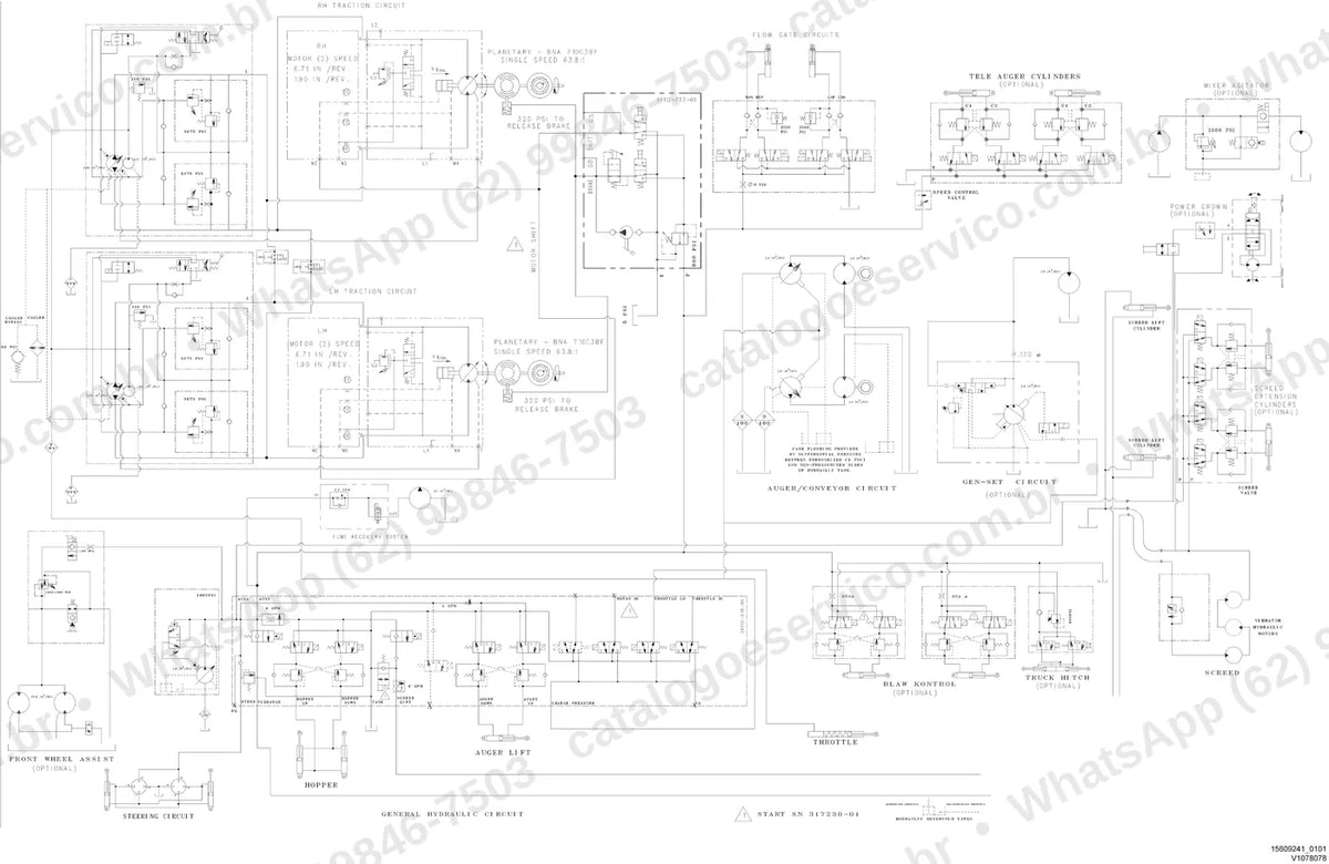 Manual de serviço Volvo PF3172: ilustração técnica 1