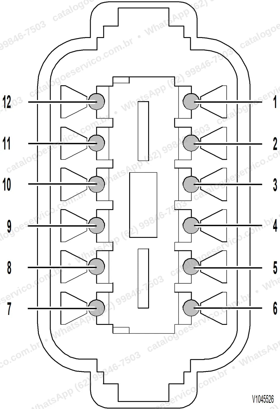 Manual de serviço Volvo PF6170: ilustração técnica 2