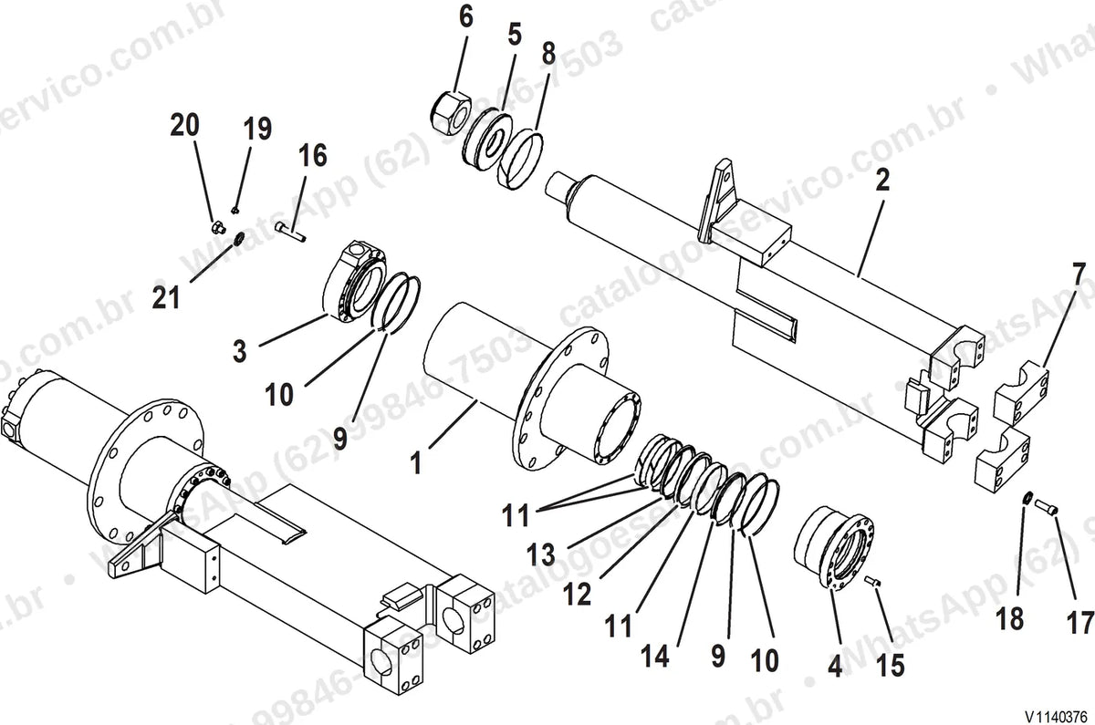 Manual de serviço Volvo PT220D: ilustração técnica 2