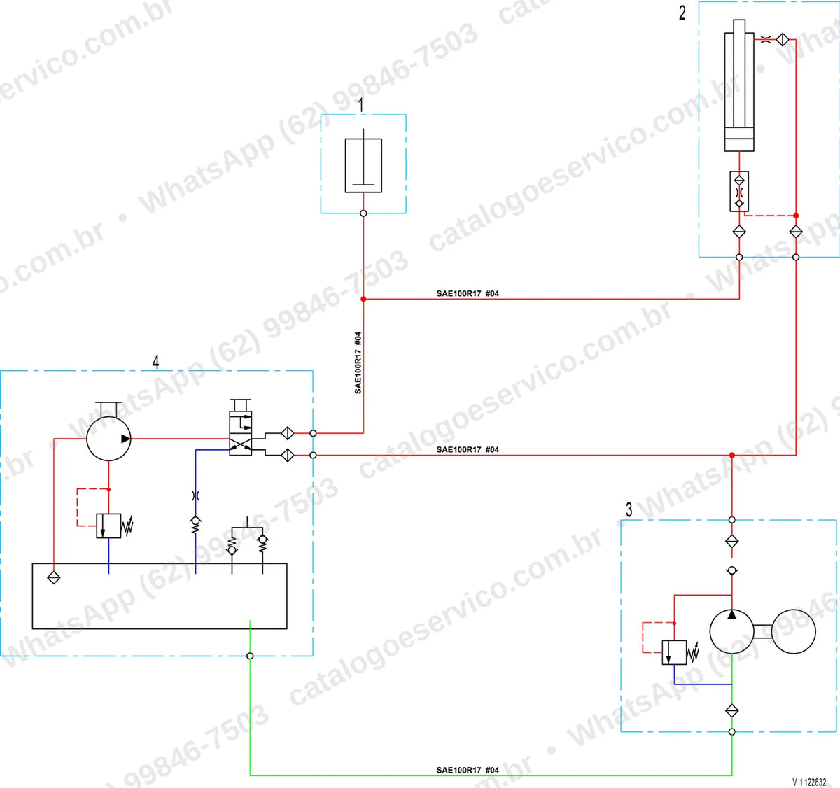 Manual de serviço Volvo SD115: ilustração técnica 2