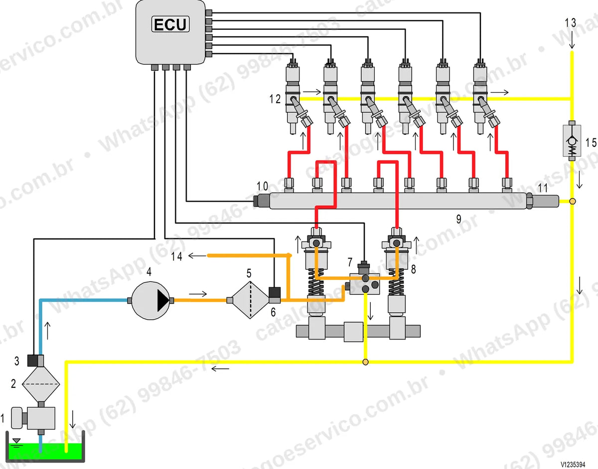 Manual de serviço Volvo SD115: ilustração técnica 3