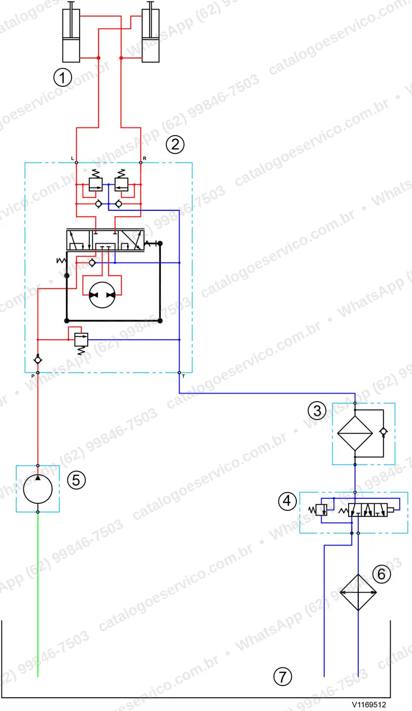 Manual de serviço Volvo SD115B: ilustração técnica 3