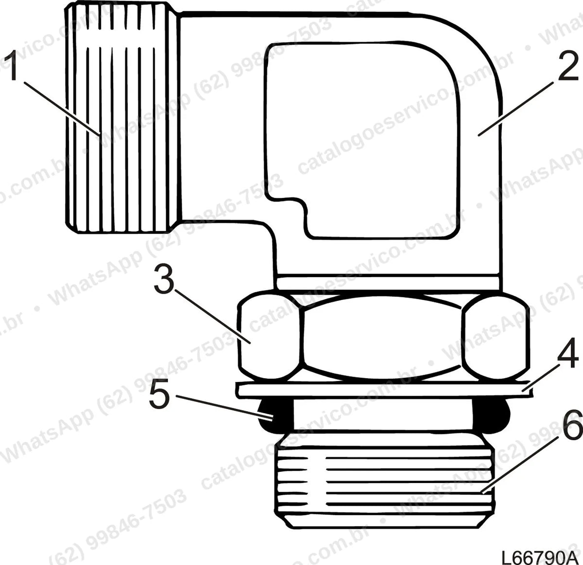 Manual de serviço Volvo SD120C: ilustração técnica 3