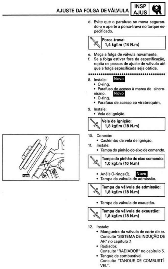 Manual De Serviço Yamaha Xtz 250 Lander - diagrama 1