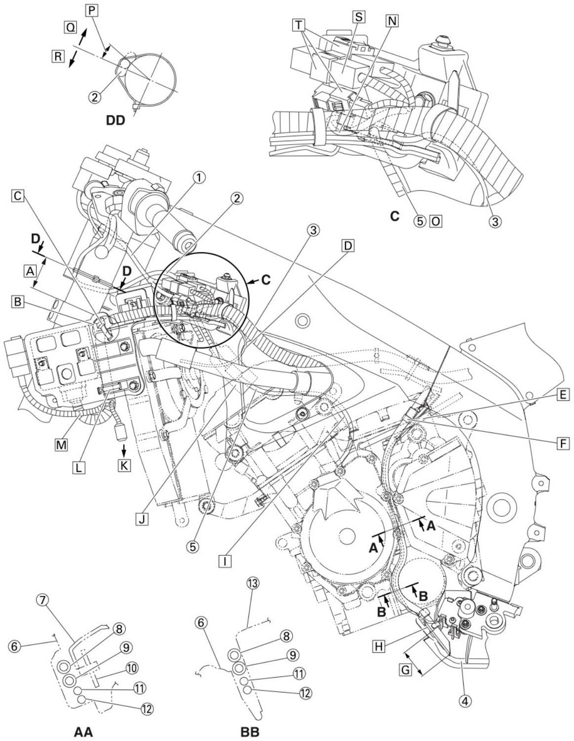 Manual De Serviço Yamaha Yzf R6 - 2009 - diagrama 1