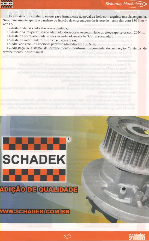 Página interna 1 — Manual de Serviço Chevrolet Astra 2.0 Flexpower