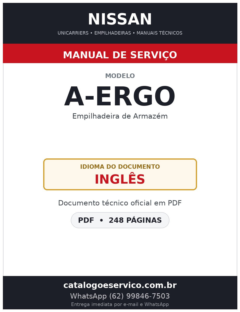 A-Ergo - Manual de Serviço Nissan