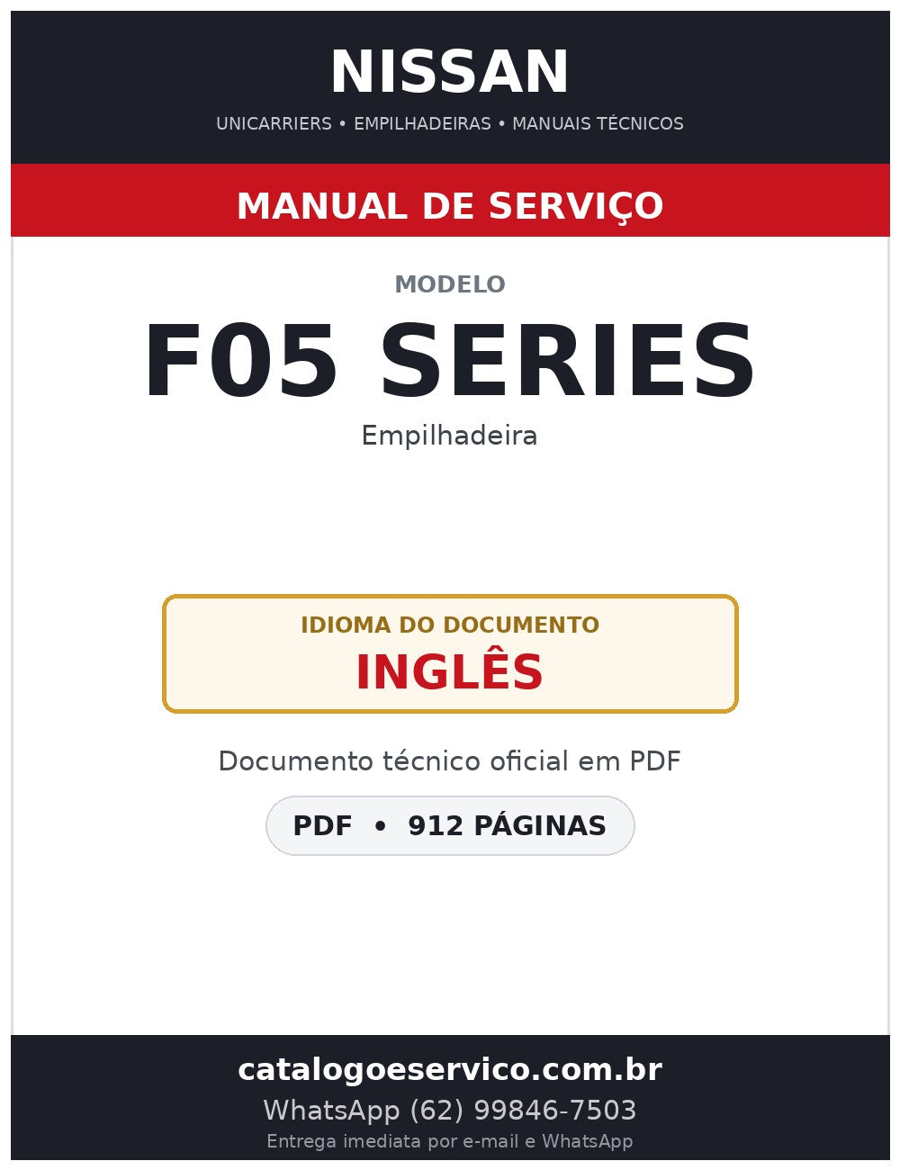 F05 SERIES - Manual de Serviço Nissan