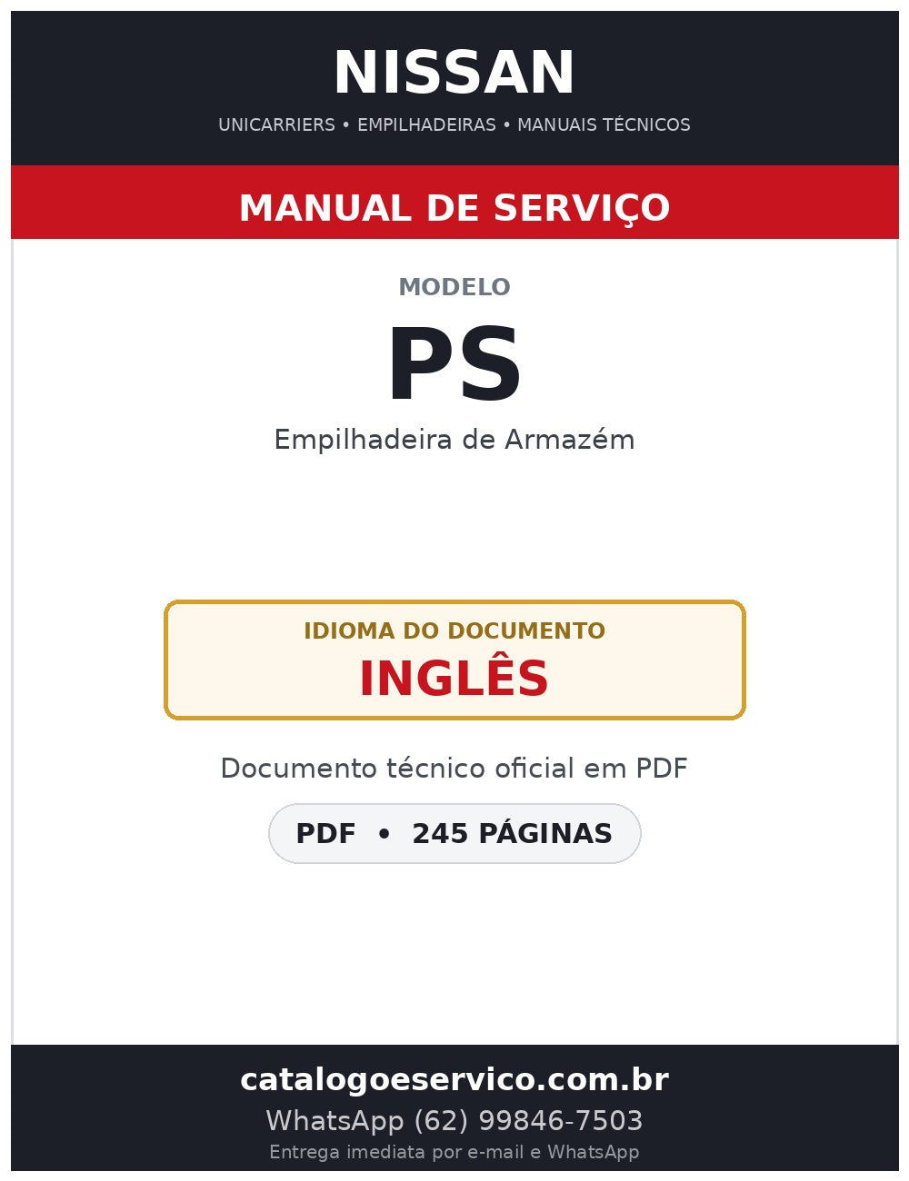 PS - Manual de Serviço Nissan