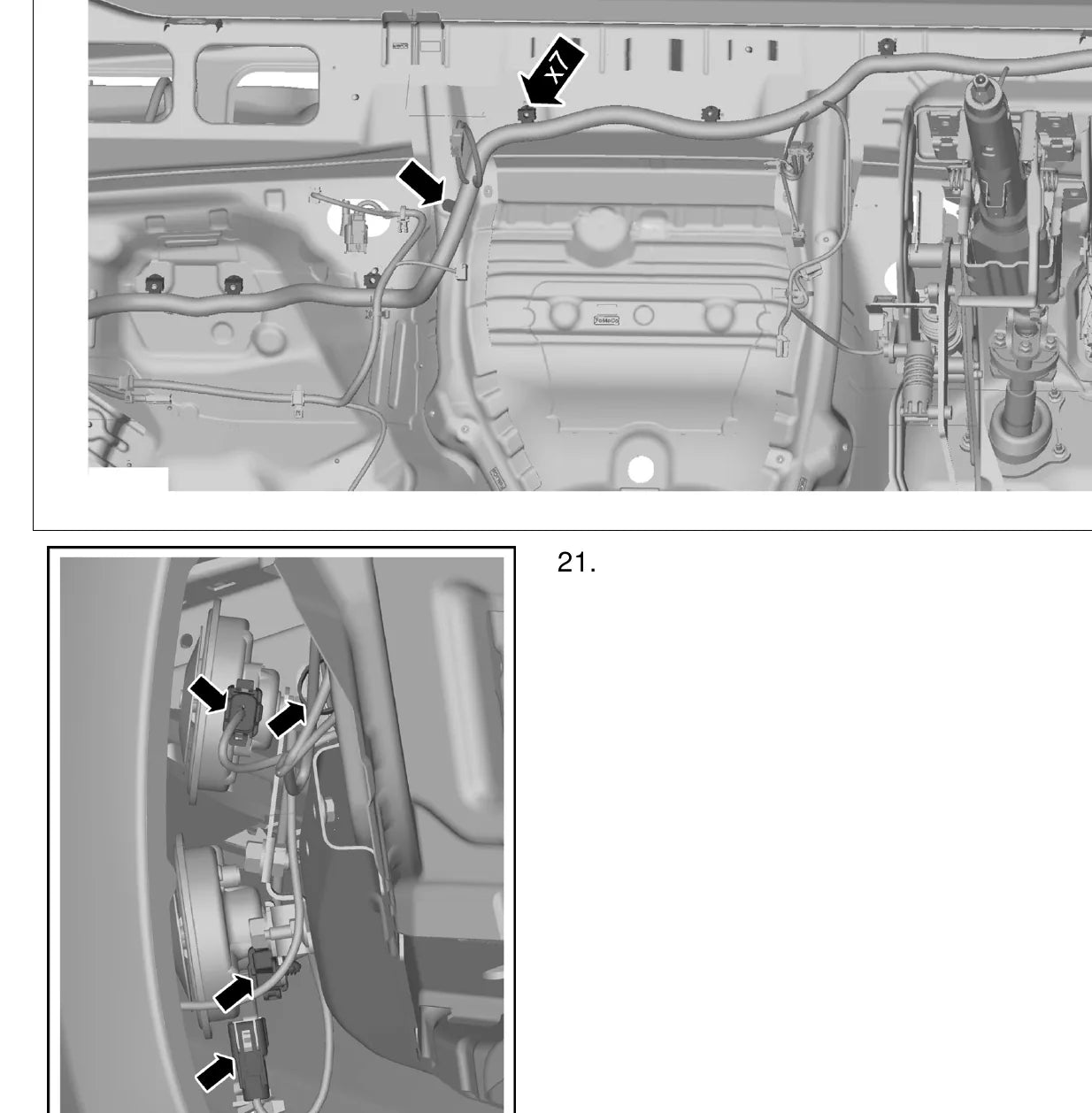 FORD Ranger T6 — diagrama — página interna do manual de oficina