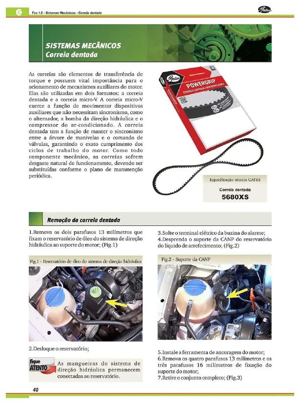 Página interna 3 — Manual de Serviço Volkswagen Fox 1.0 EA111