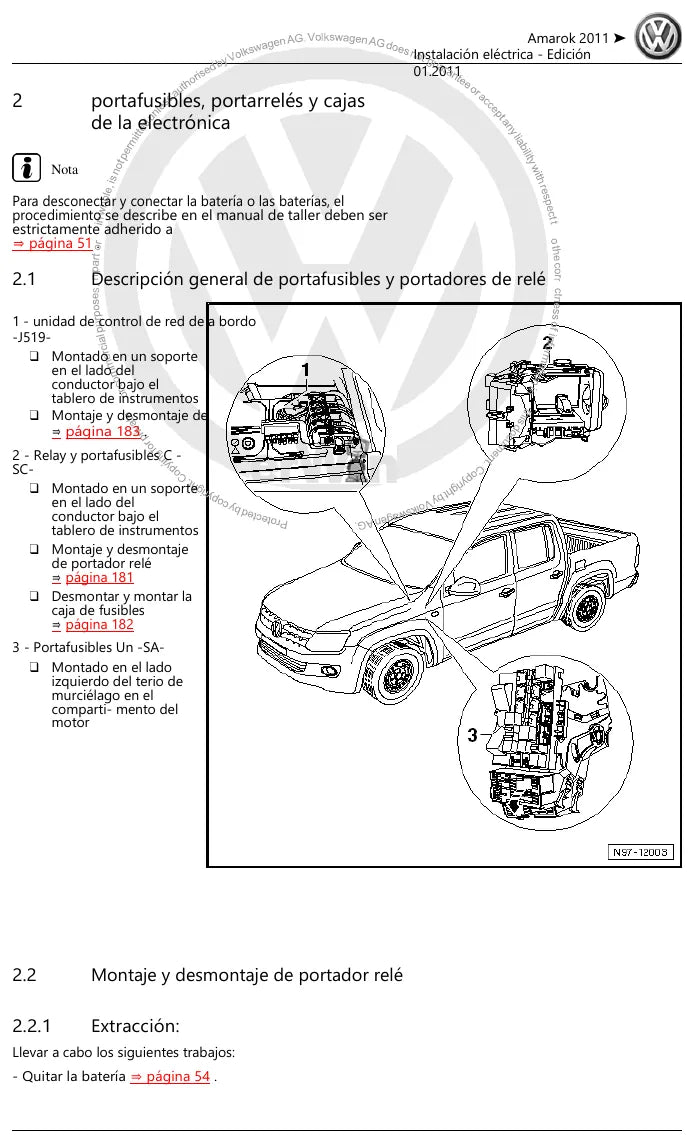 Página interna 2 — Manual de Oficina Volkswagen Amarok 2.0 TDI