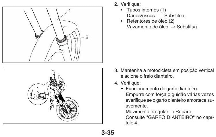 Manual De Serviços Yamaha Xtz250 Tenere Blueflex - diagrama 1