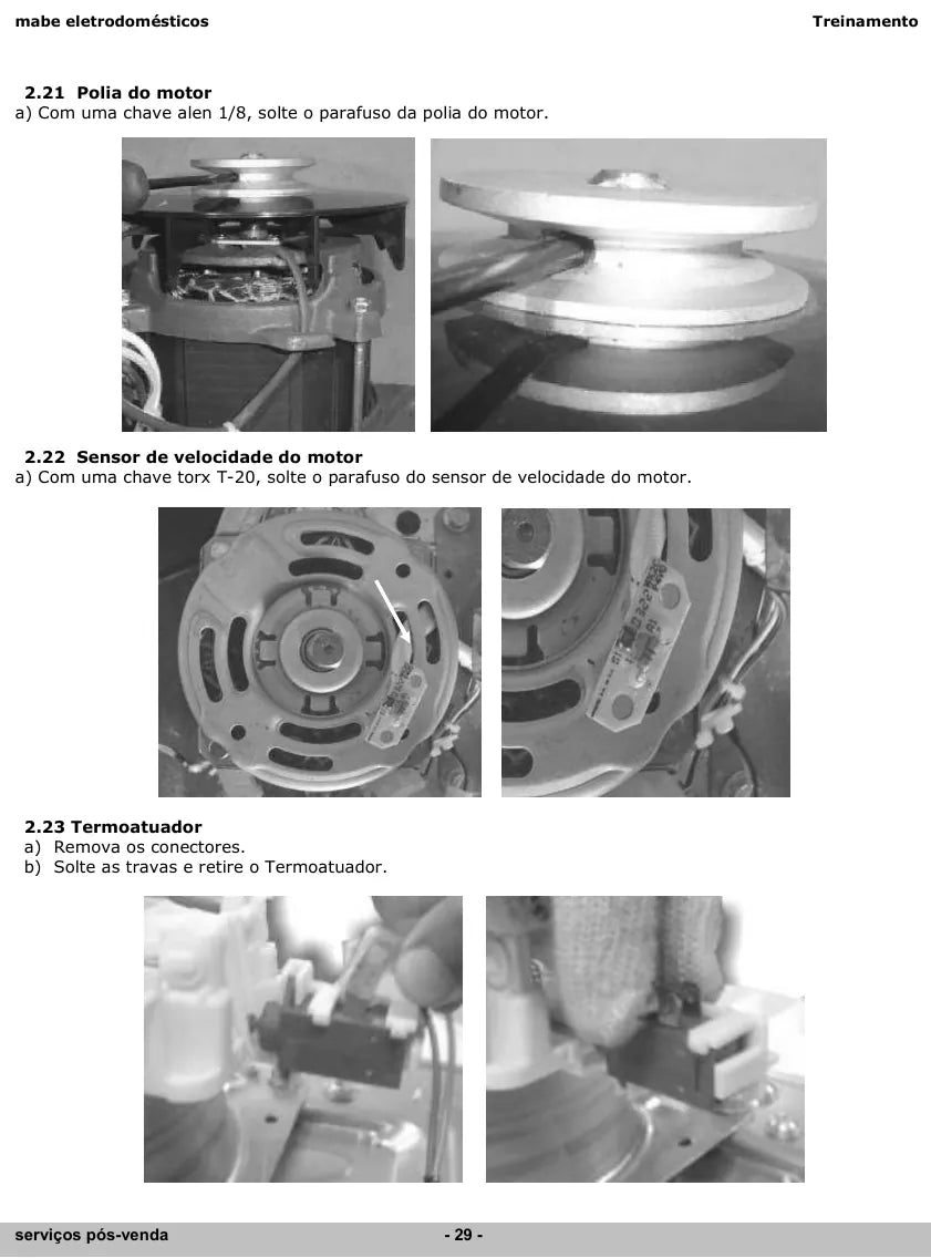 Manual de Treinamento GE LVGE1535 LVGE1135 TD1538 — página interna 3