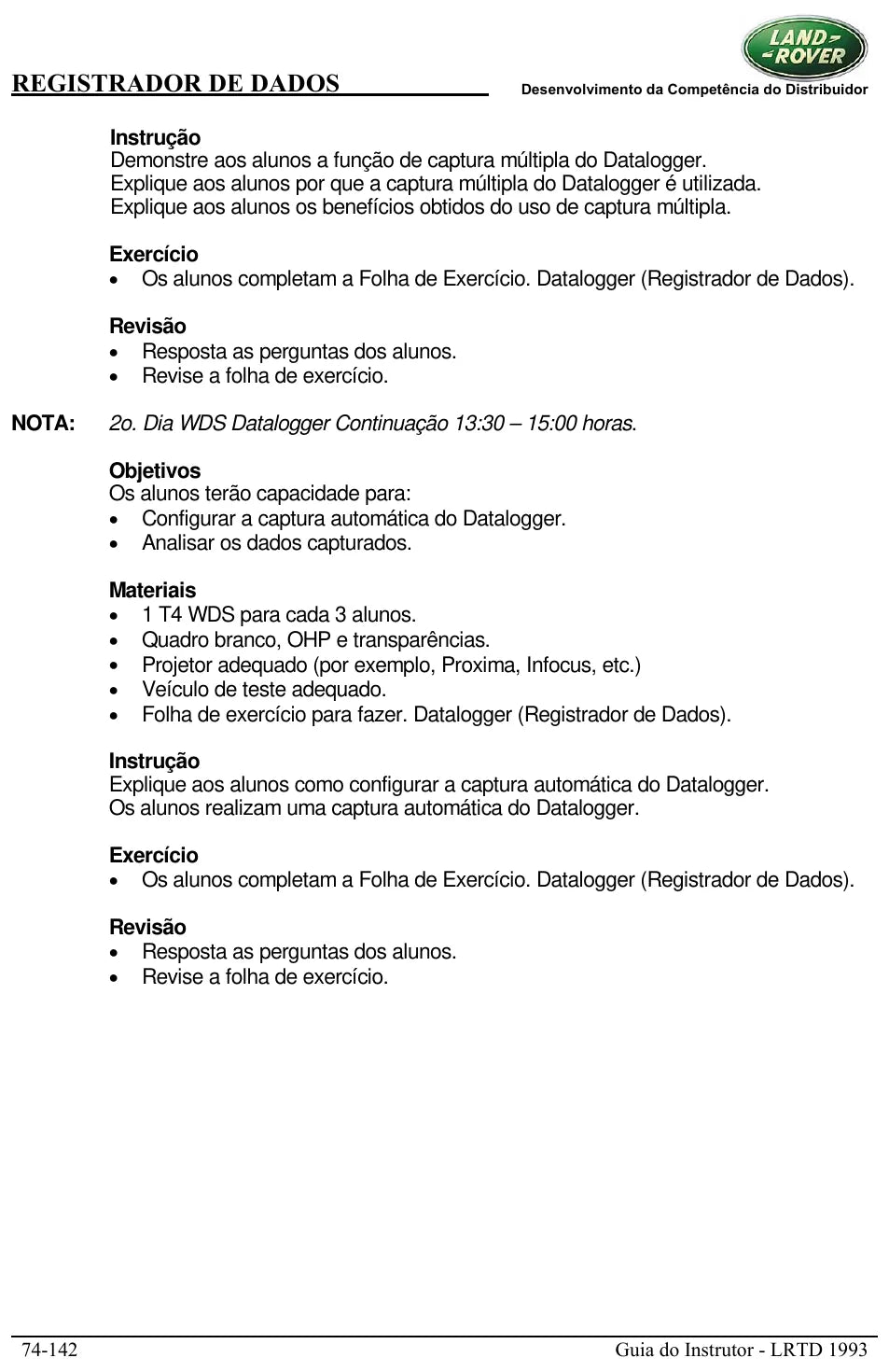 Manual de Treinamento Técnico Discovery 3 / LR3 (2005) — página 4