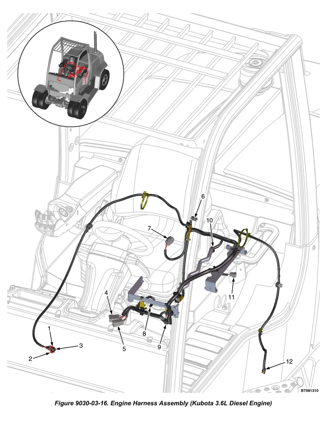 Página interna do Manual de Diagnóstico Yale GLC40, 45, 55VX; GLC55SVX — diagrama técnico 4
