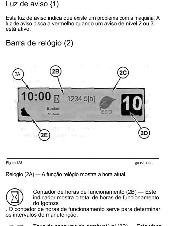 Manual do Operador Caterpillar 316F e 316F L — página interna 1