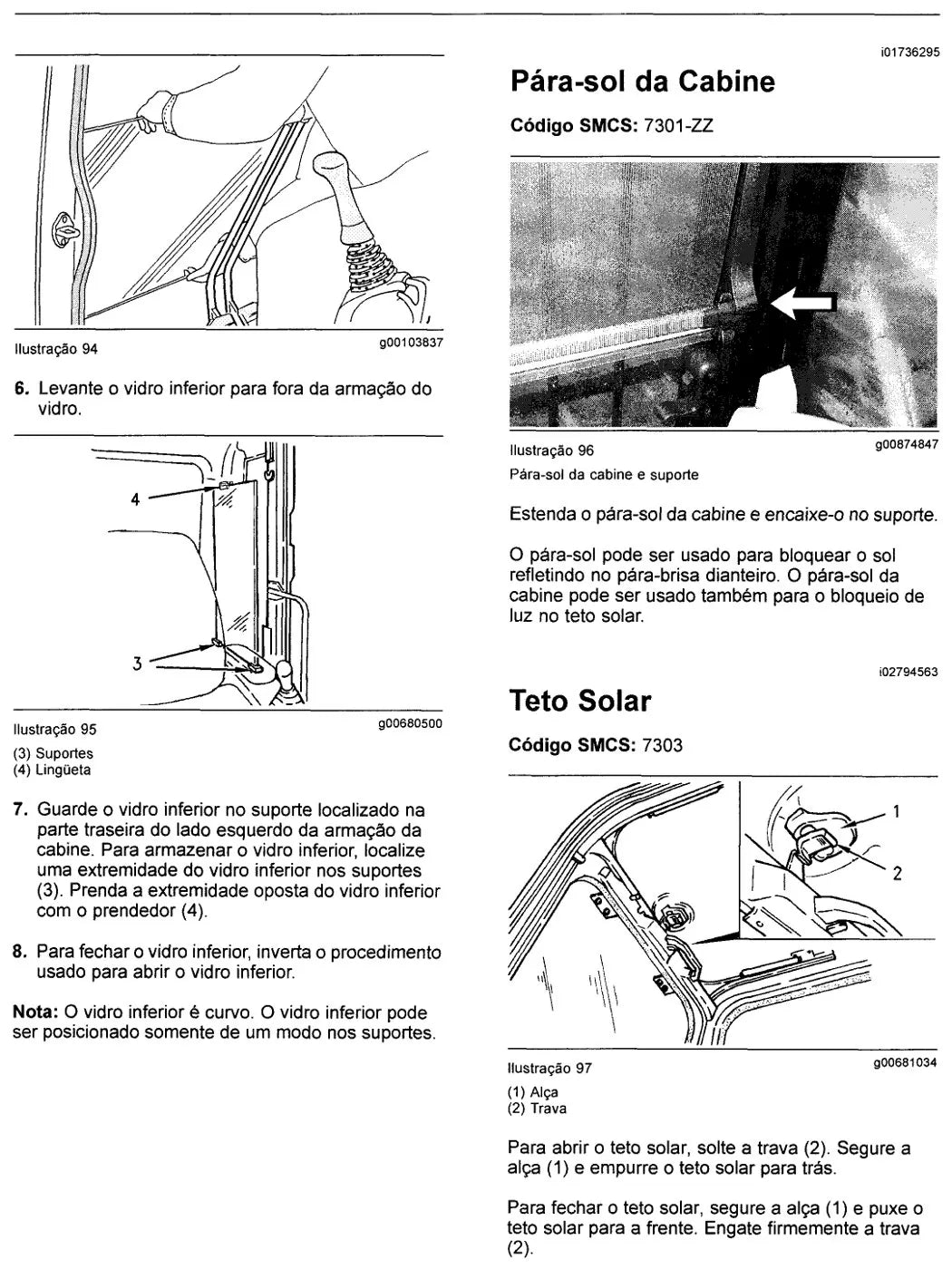 Manual do Operador Caterpillar 330D e 336D — página interna 1