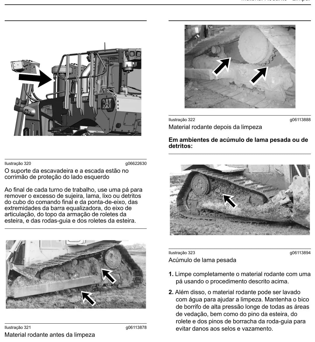 Manual do Operador Caterpillar D7 Trator de Esteiras — página interna 1