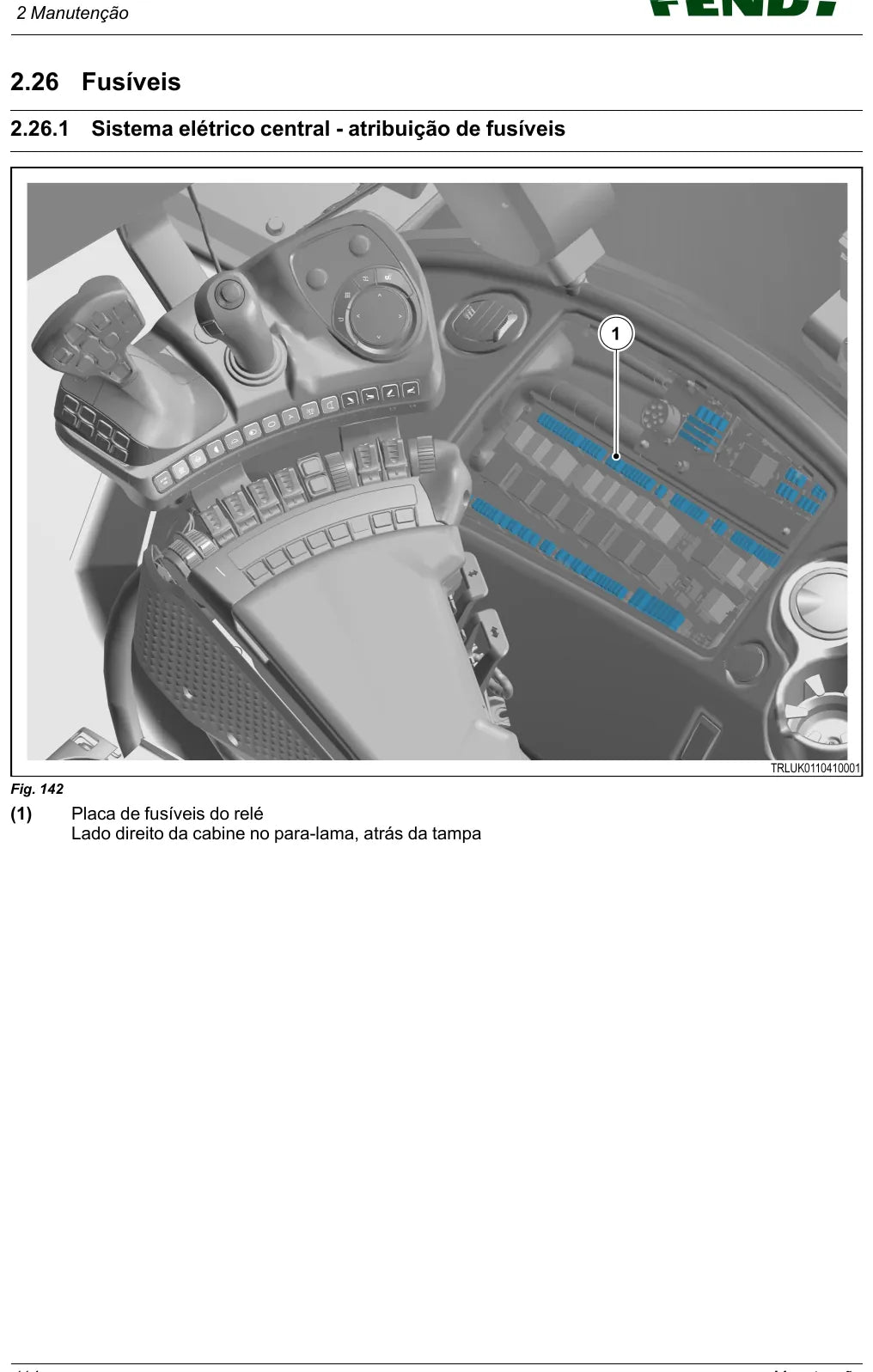 Manual do Operador — Manutenção Fendt 1000 Vario Gen4 (1040 a 1052) — Trator — 2026 — 166 Páginas em PDF — página interna 3