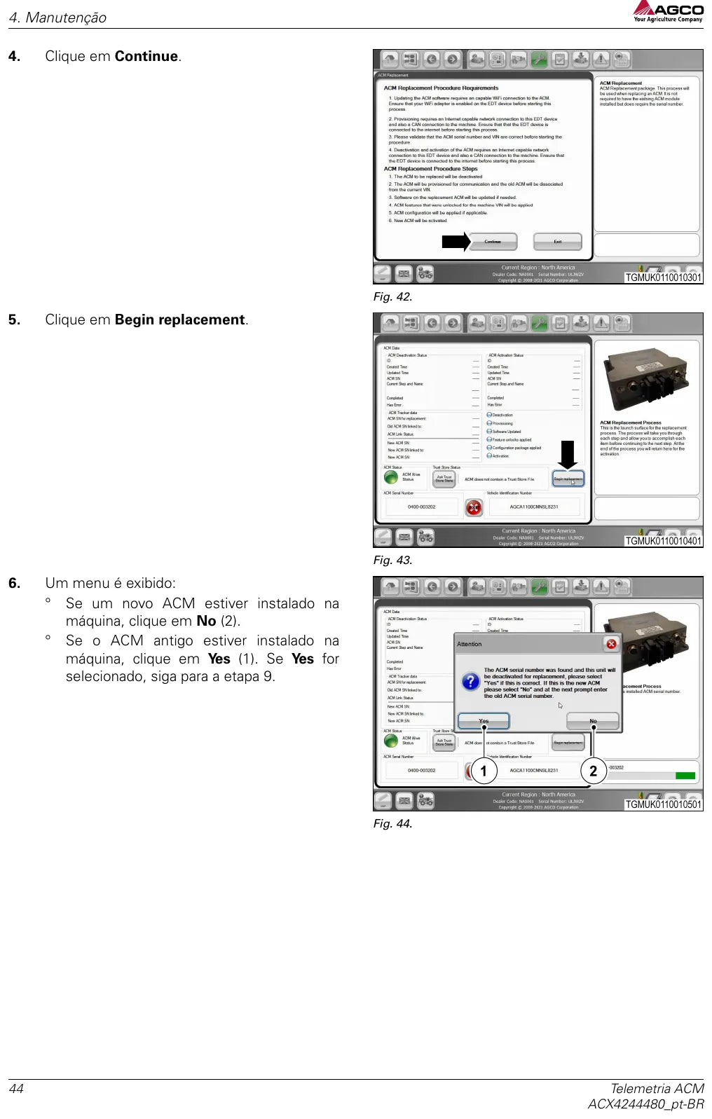 Manual do Operador Fendt Telemetria ACM GW03 e GW04 — 2022 — 68 Páginas em PDF — página interna 1