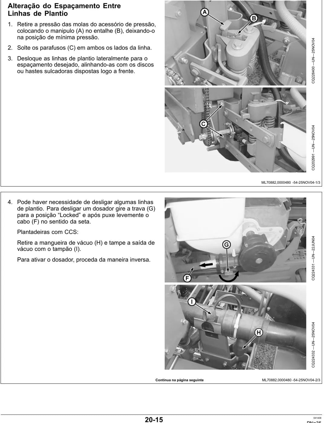 Manual do Operador Plantadeira John Deere 2109 2117 2126 — página interna 3