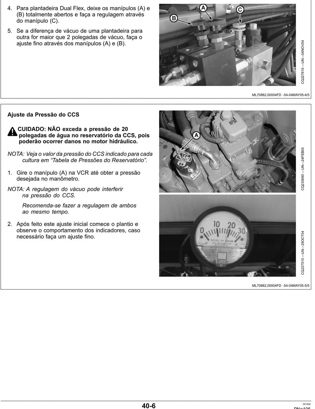 Manual do Operador Plantadeira John Deere 2109 2117 2126 — página interna 4