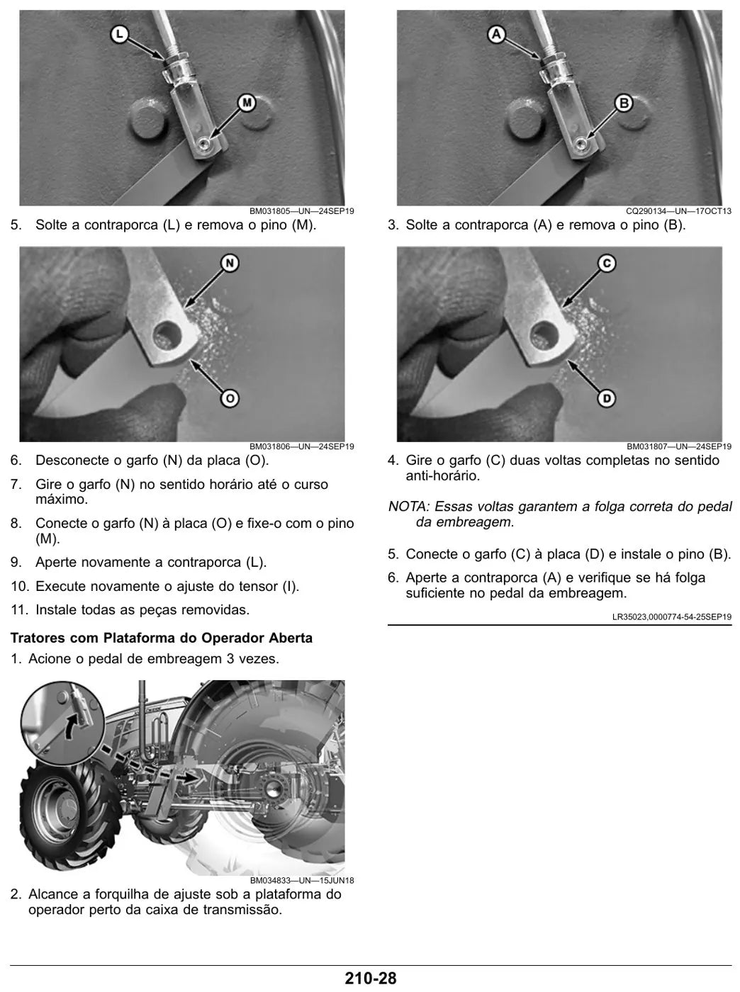 Manual do Operador John Deere 5060E 5070E 5080E 5090E — página interna 1