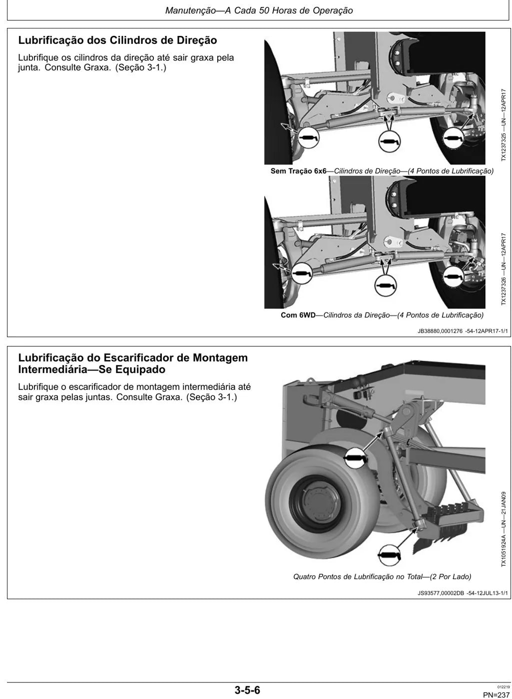 Manual do Operador John Deere 620G 620GP 622G 622GP — página interna 4