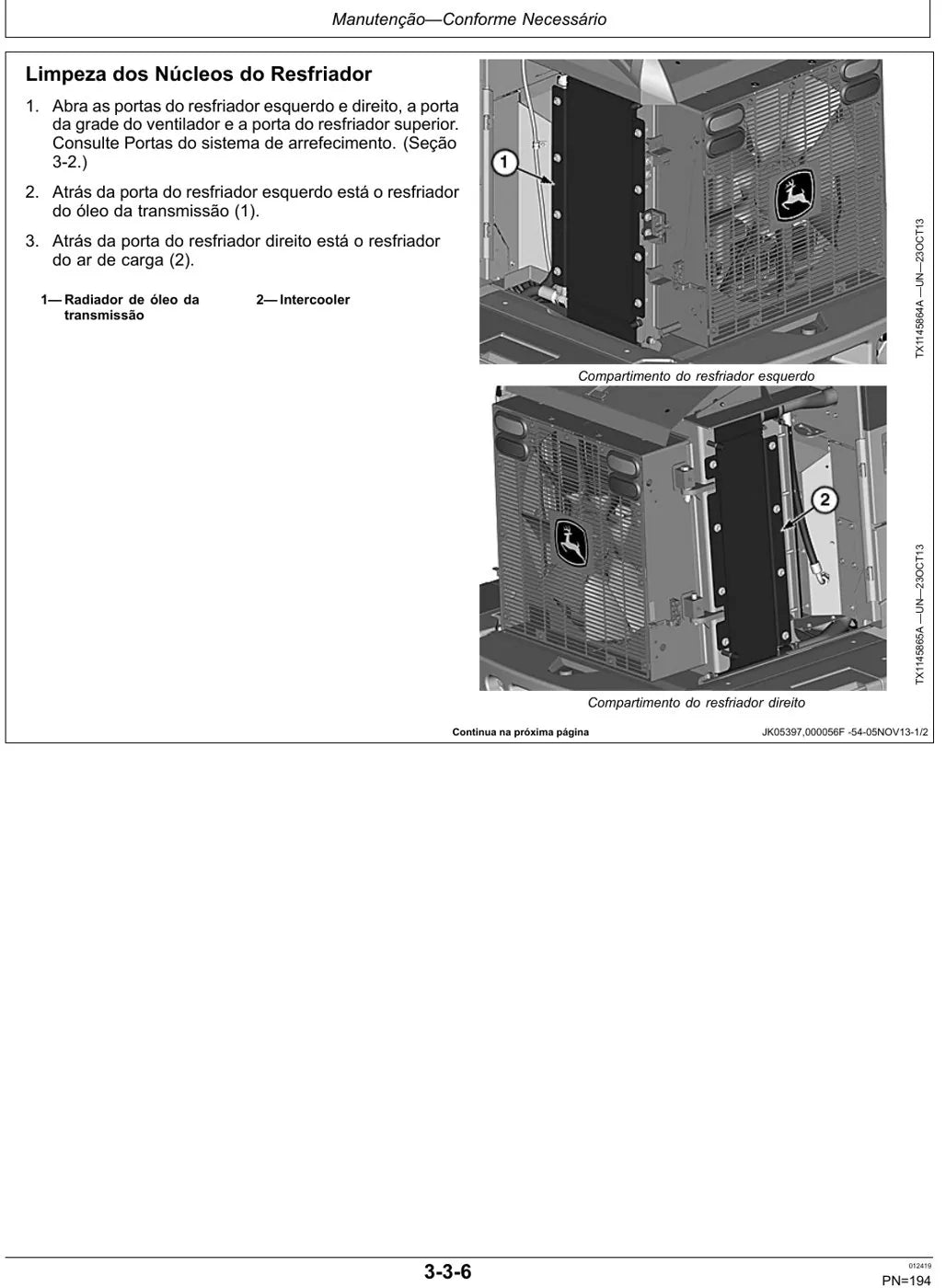Manual do Operador John Deere 624K-II — página interna 3