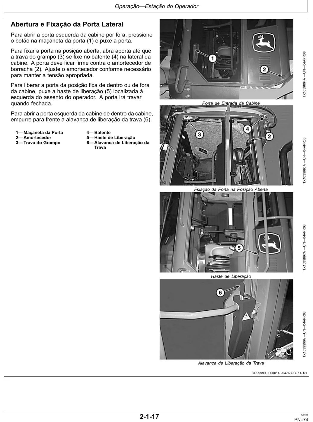 Manual do Operador John Deere 624K — página interna 2