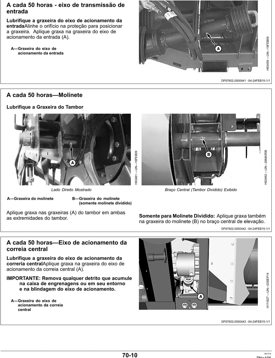 Manual do Operador John Deere 630FD 640FD 645FD — página interna 2