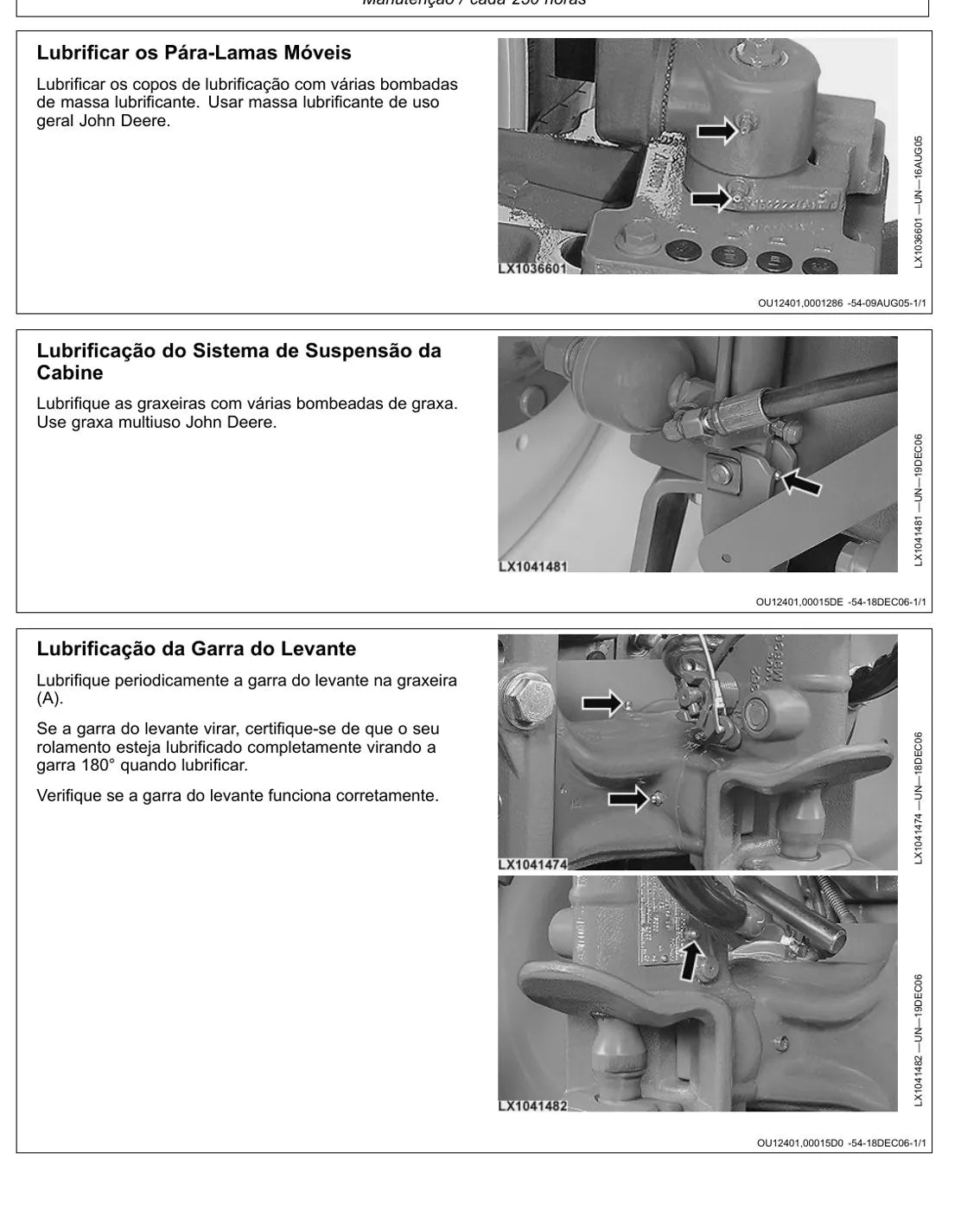 Manual do Operador John Deere 6230 6330 6430 Premium — página interna 1