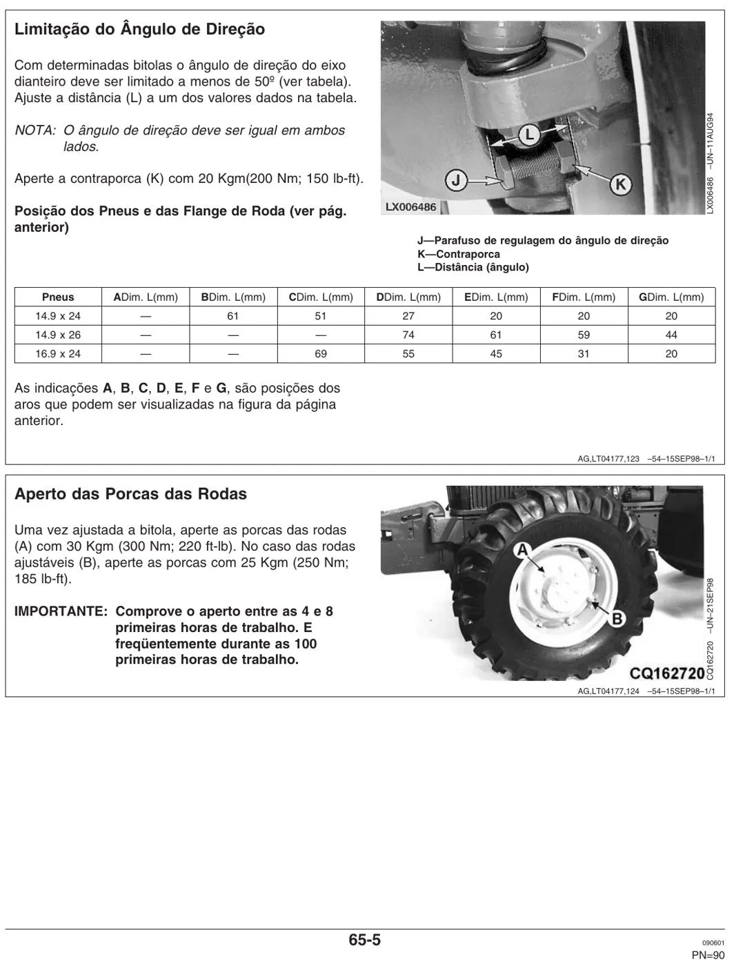 Manual do Operador John Deere 6300 e 6600 — página interna 3