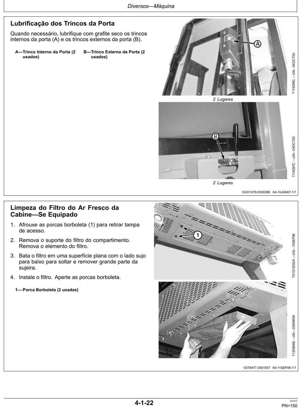 Manual do Operador John Deere 700J Trator de Esteiras — página interna 4