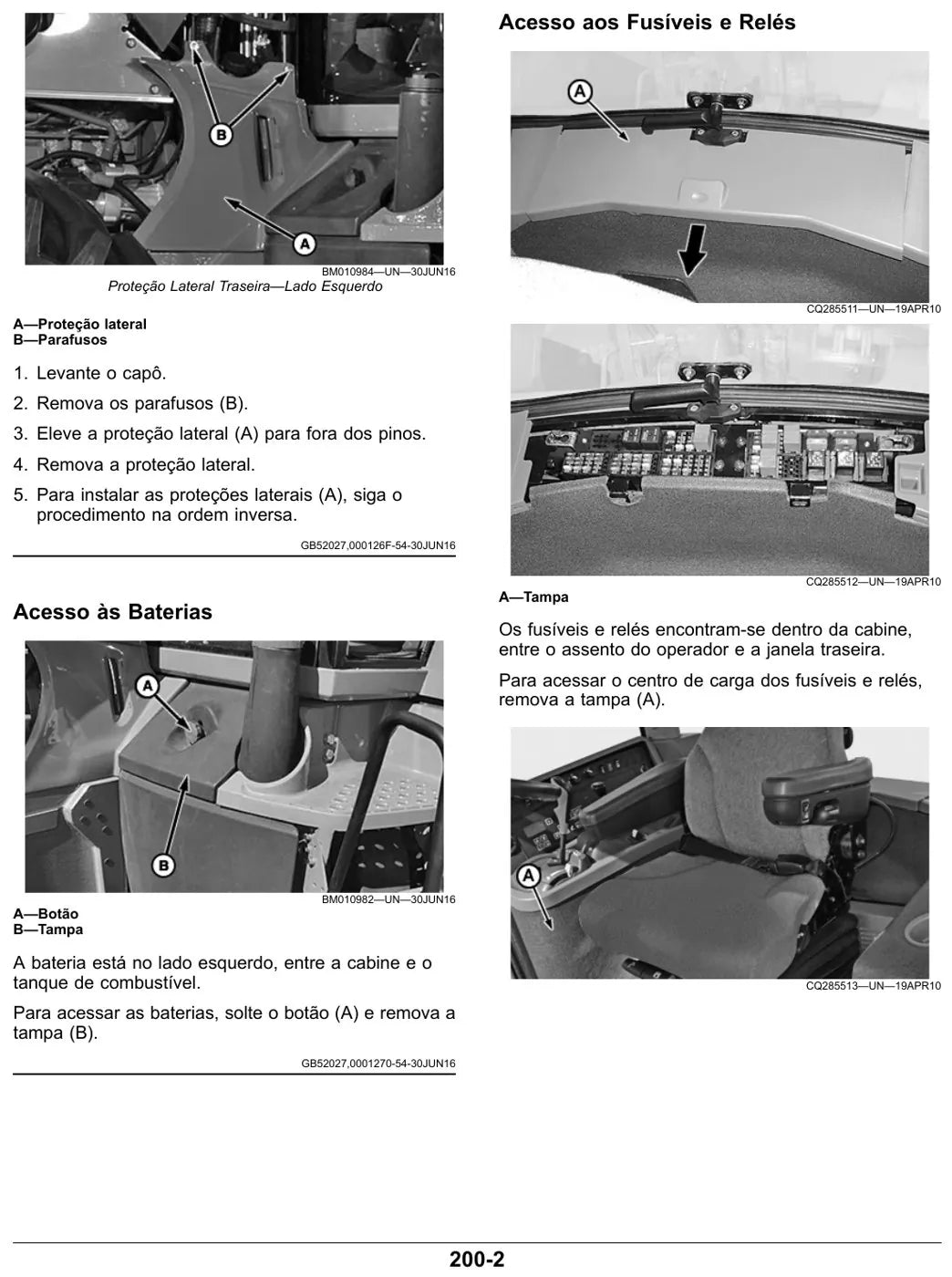 Manual do Operador John Deere 7200J 7215J 7230J Trator — página interna 1