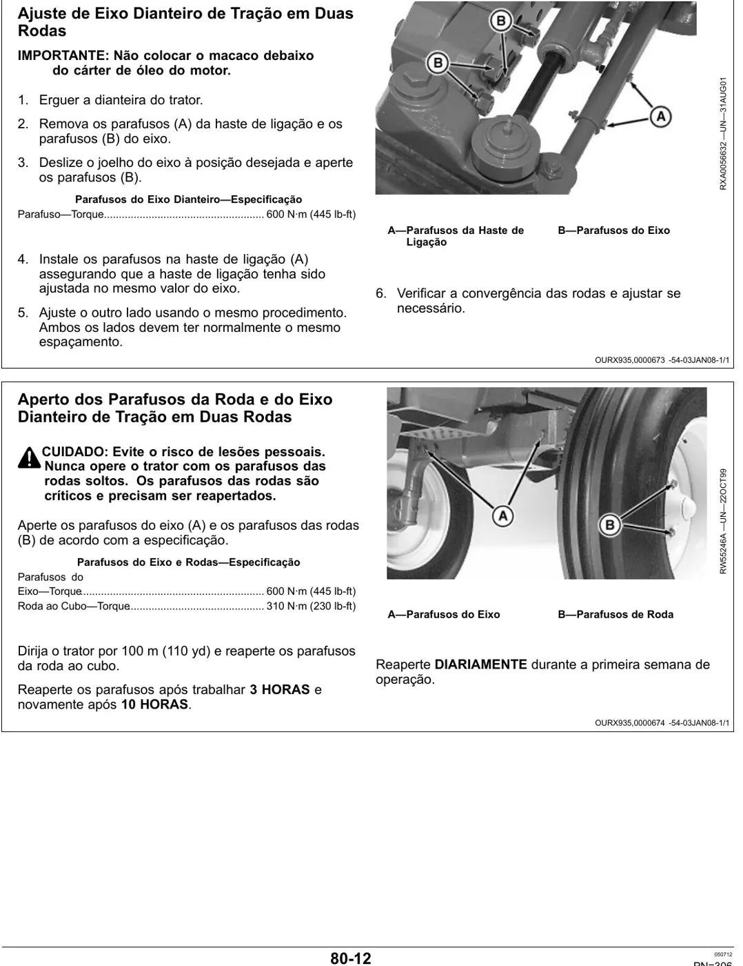 Manual do Operador John Deere 8260R 8310R 8360R — página interna 3