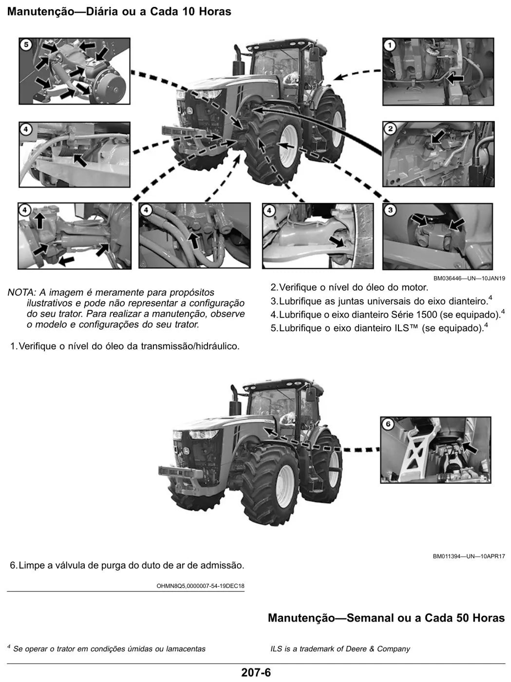 Manual do Operador John Deere 8345R 8370R 8400R — página interna 3