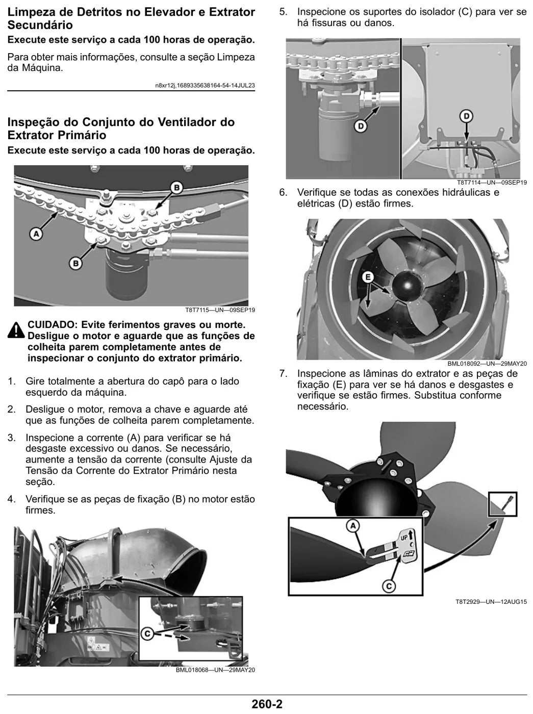 Manual do Operador John Deere CH950 CH960 — página interna 2