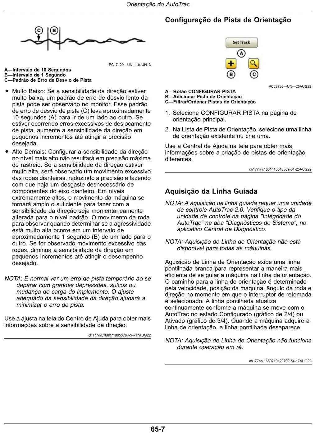 Manual do Operador John Deere Monitor G5 e G5 Plus — página interna 1