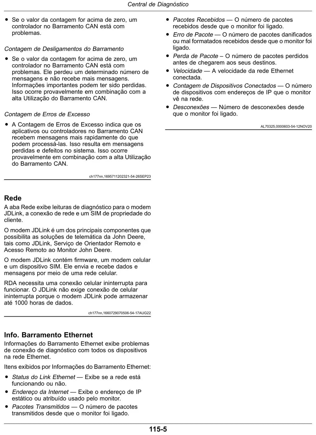Manual do Operador John Deere Monitor G5 e G5 Plus — página interna 4