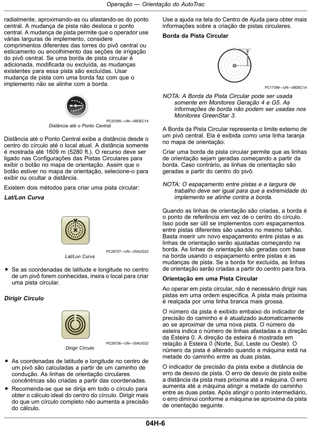 Manual do Operador John Deere G5CS, G510 e G512 — página interna 2