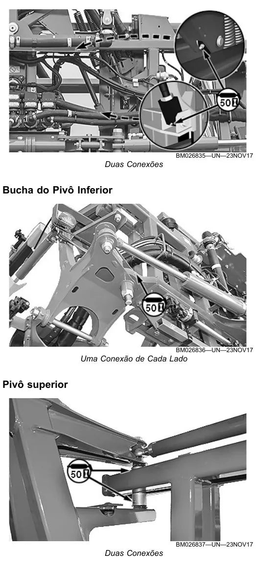 Manual do Operador John Deere M4030 e M4040 — página interna 2