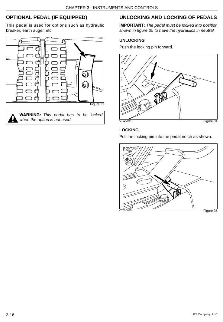 Manual do Operador Link-Belt 135 Escavadeira Hidráulica — página interna 2