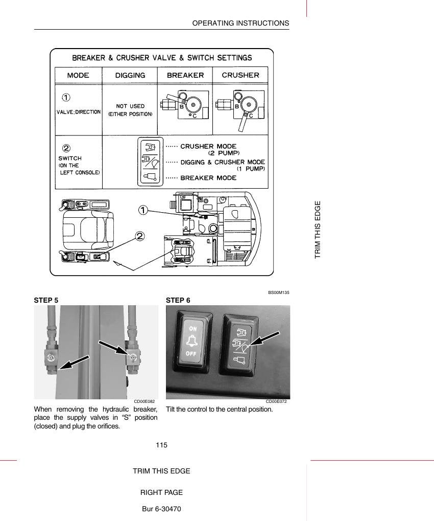 Manual do Operador Link-Belt 290 Escavadeira Hidráulica — página interna 2