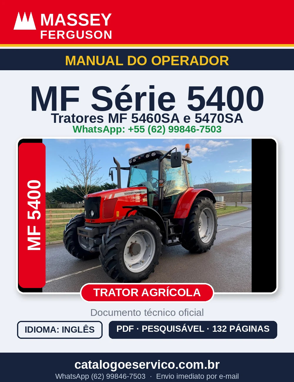 MANUAL DO OPERADOR MASSEY FERGUSON - 5460SA, 5470SA - TIER 2