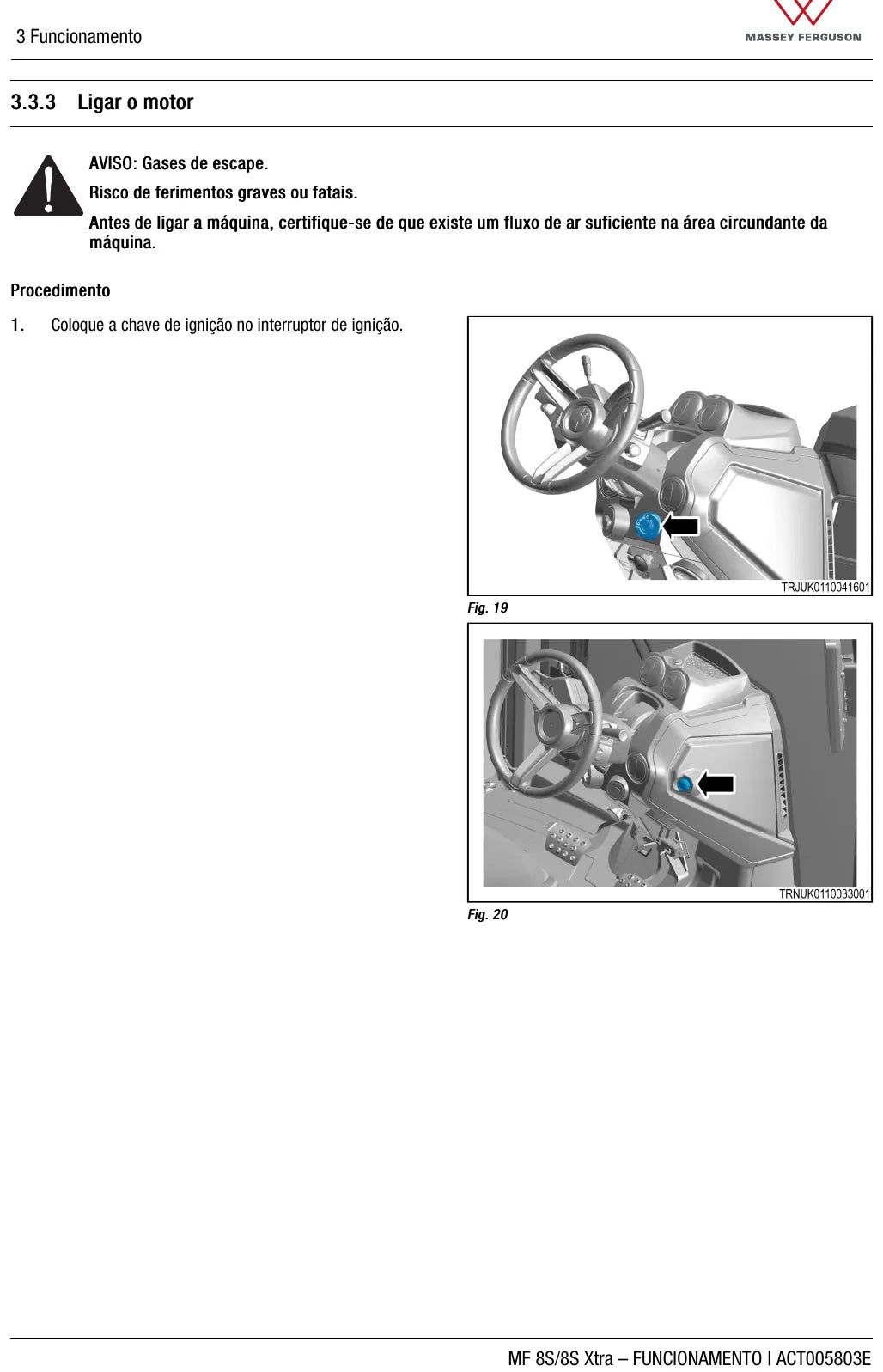 Manual do Operador — Operação Massey Ferguson MF 8S.205 a 8S.265 Dyna-7 — Trator — 2025 — 386 Páginas em PDF — página interna 4