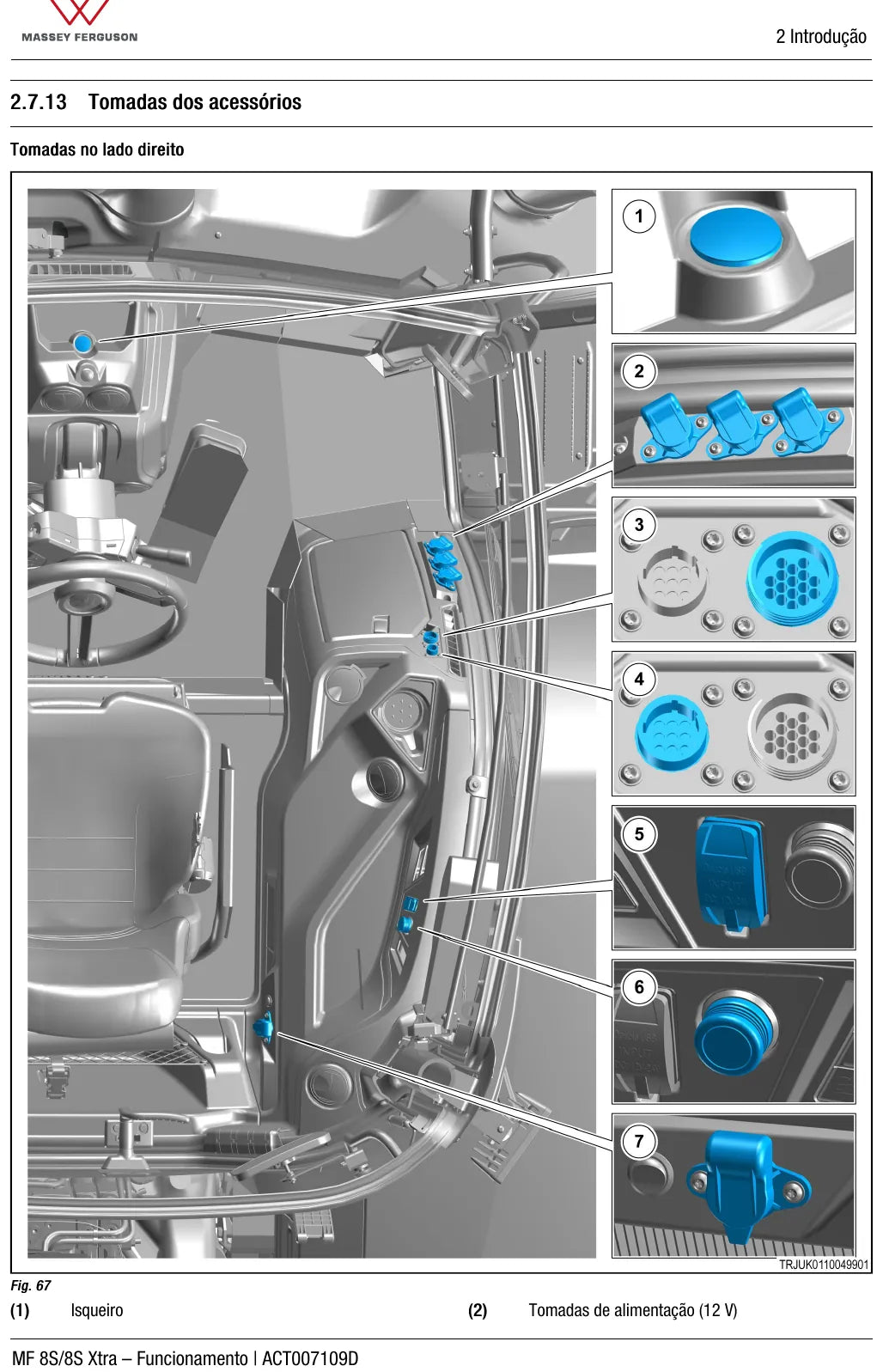 Manual do Operador — Operação Massey Ferguson MF 8S.205 a 8S.305 Dyna-VT — Trator — 2025 — 396 Páginas em PDF — página interna 3
