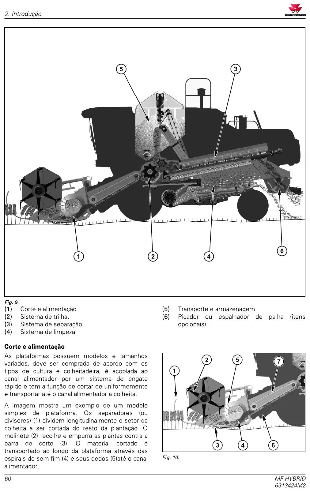 Manual do Operador — Colheitadeiras Massey Ferguson MF 4690, MF 5690 e MF 6690 (MF Hybrid · 2017) — página interna